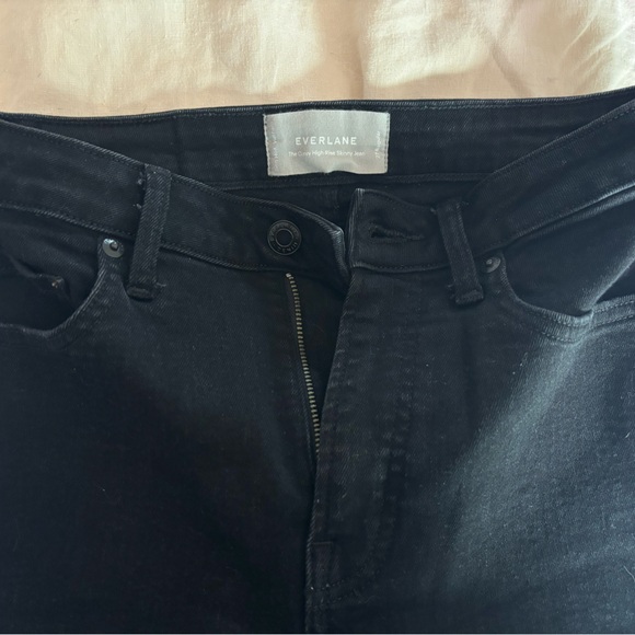 Everlane - The Perfect High Rise Curvy Skinny Jean - Everlane - Black - Size 27 - Picture 2 of 5